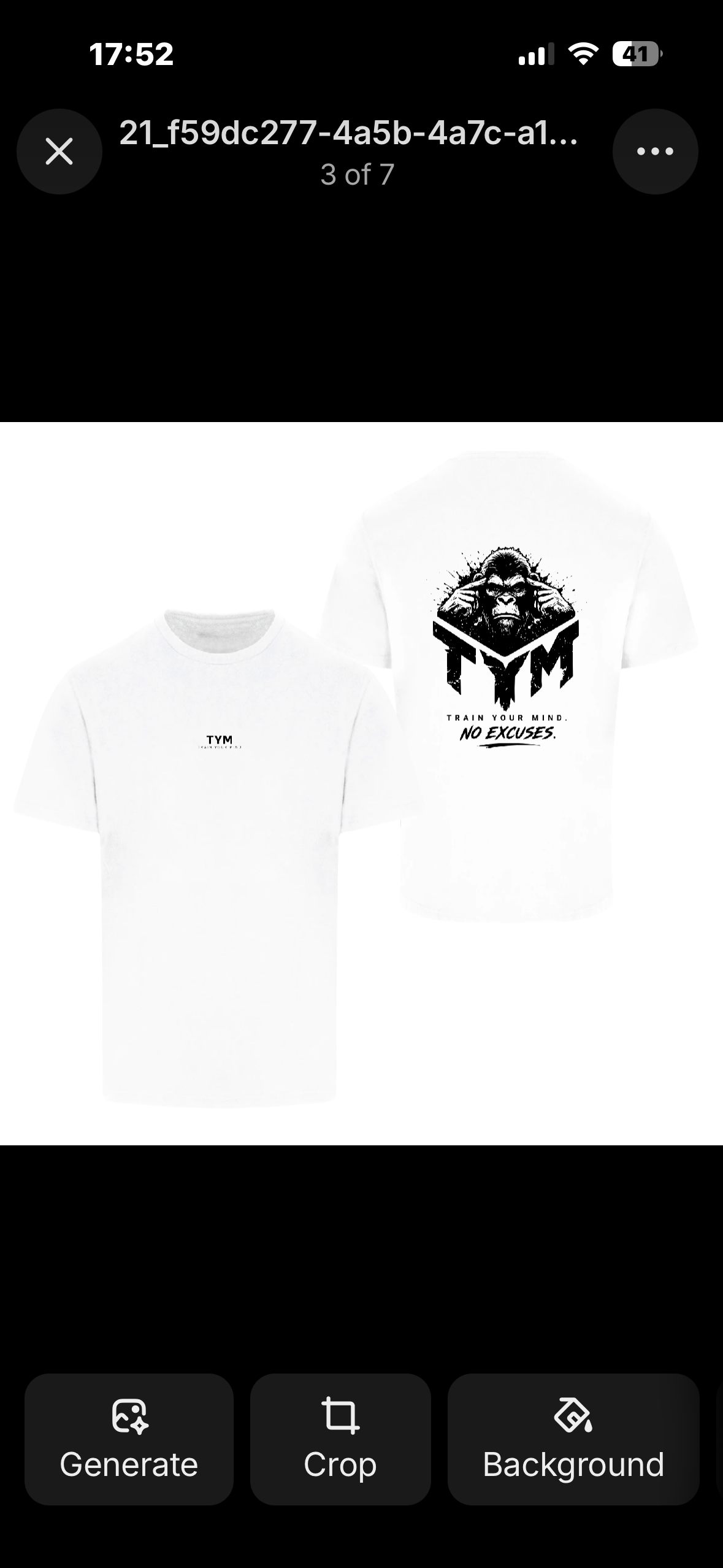 Mens Gorilla graphic