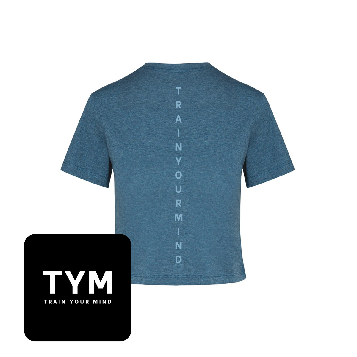 Ladies TYM Contrast Triblend Crop Top