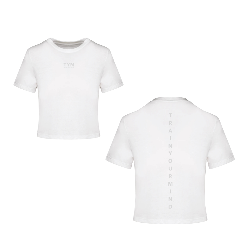 Ladies TYM Contrast Triblend Crop Top
